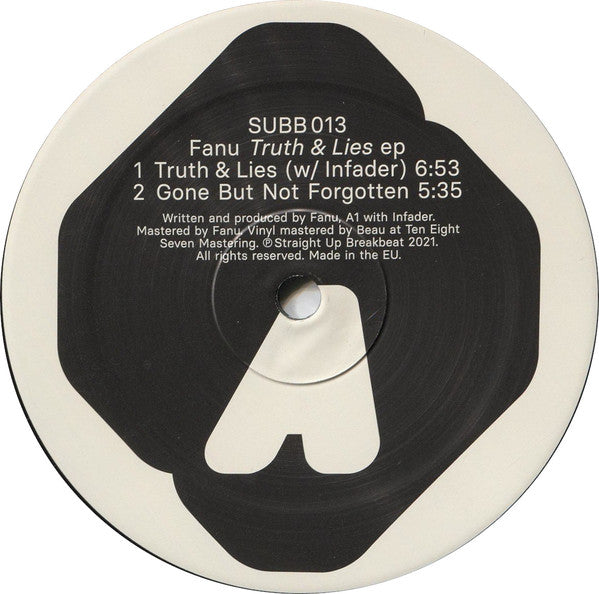 Fanu : Truth & Lies EP (12", EP)