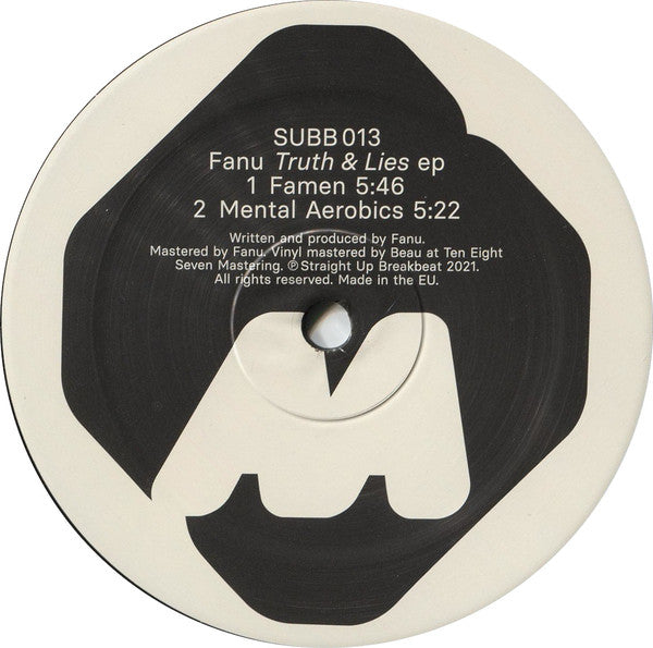 Fanu : Truth & Lies EP (12", EP)