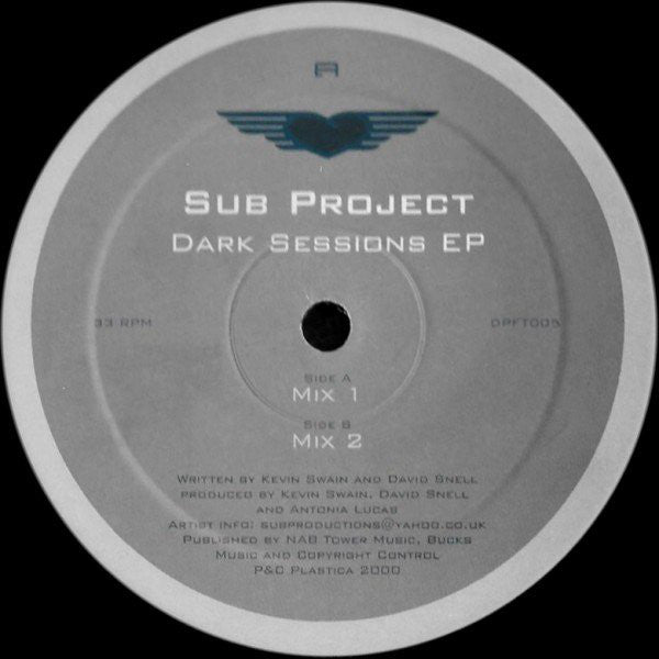 Sub Project : Dark Sessions EP (12", EP)