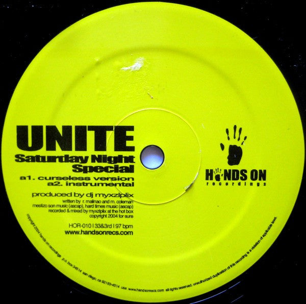 Unite (2) : Saturday Night Special / Rock Solid (12")