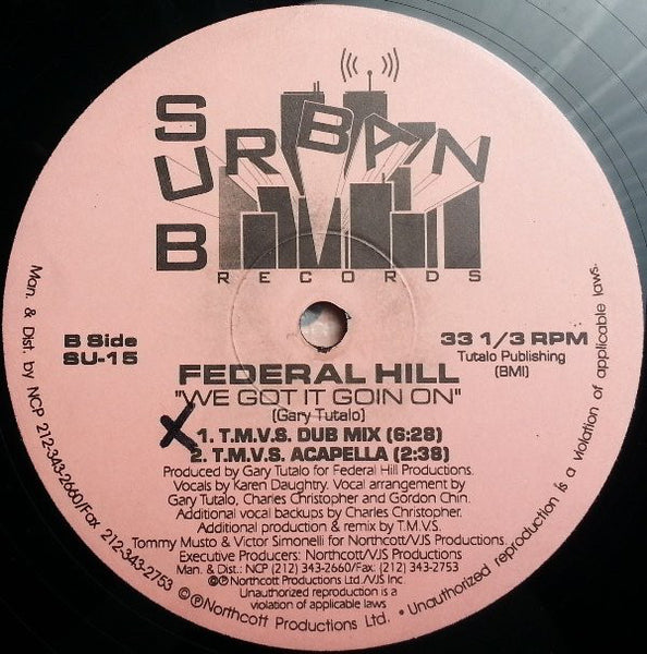 Federal Hill : We Got It Goin On (2x12")