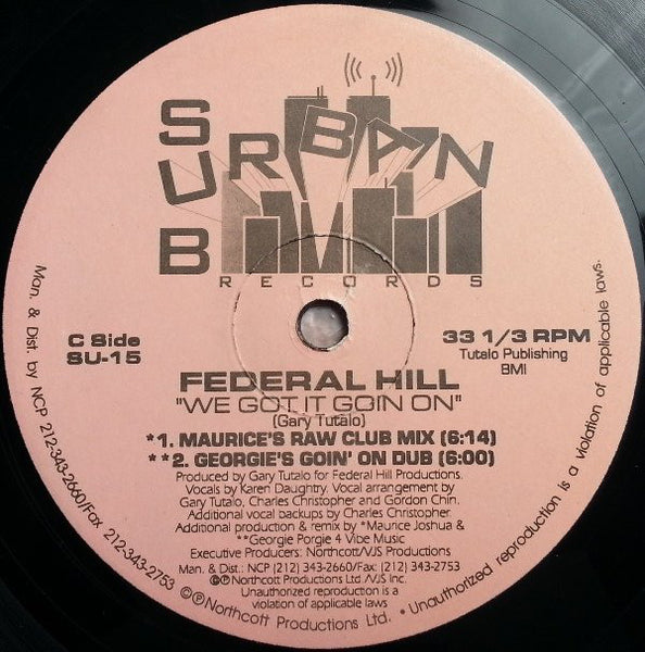 Federal Hill : We Got It Goin On (2x12")