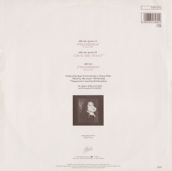 Basia : Promises / Give Me That (10", Single, Ltd, Whi)