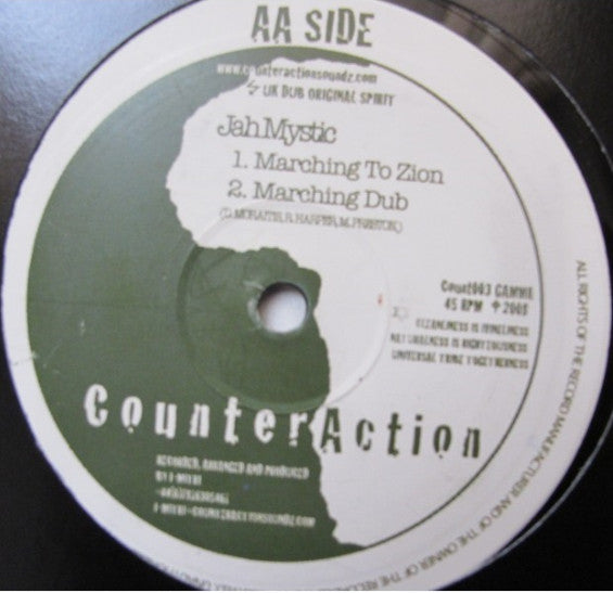 Counteraction / Jah Mystic : (Babylon) Illusions / Marching To Zion (10")