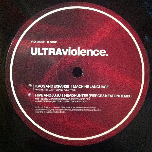 Various : ULTRAviolence (2x12", EP)