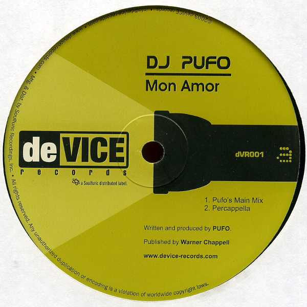 Pufo : Mon Amor (12", Single)