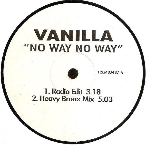 Vanilla (2) : No Way No Way (12", Promo)