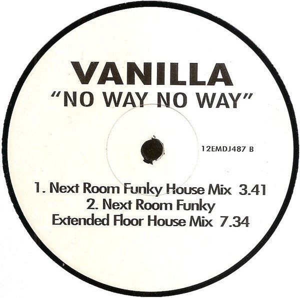 Vanilla (2) : No Way No Way (12", Promo)