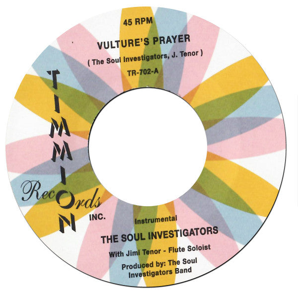 The Soul Investigators : Vulture's Prayer (7", Single, RP)