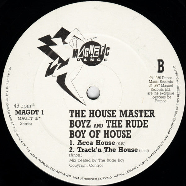 The Housemaster Boyz And The Rude Boy Of House : House Nation (12")