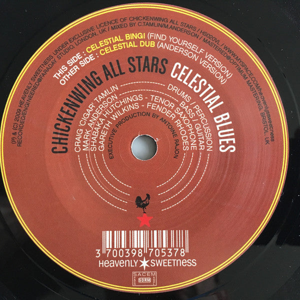 Chickenwing All Stars : Celestial Blues (7")