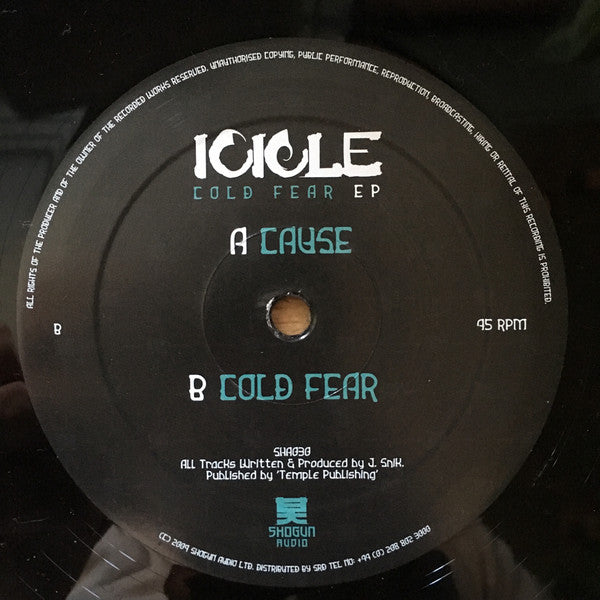 Icicle : Cold Fear EP (2x12", EP)