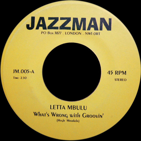 Letta Mbulu / Lorez Alexandria : What's Wrong With Groovin' / Send In The Clowns (7")