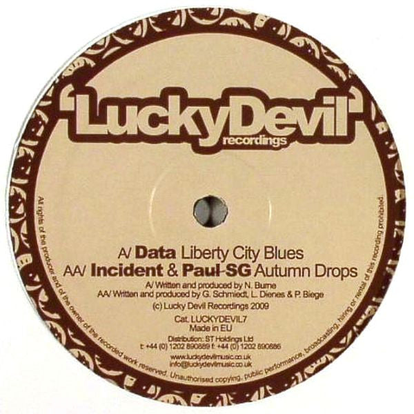 Data (15) / Incident (2) & Paul SG : Liberty City Blues / Autumn Drops (12")