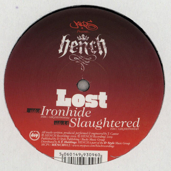 Lost (11) : Ironhide / Slaughtered (12")