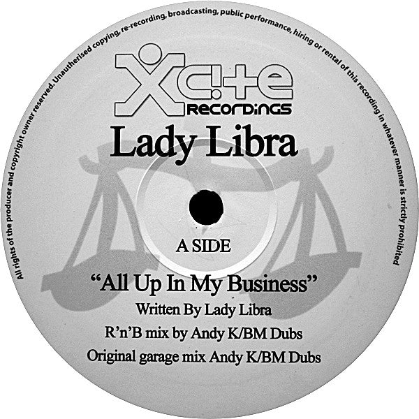 Lady Libra : All Up In My Business (12", Promo)