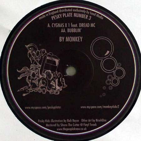 Monkey : Cygnas X 1 / Bubblin' (12")