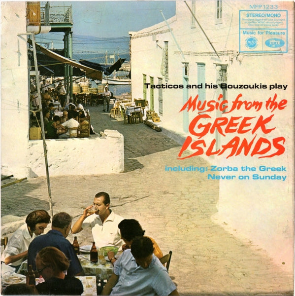 Tacticos And His Bouzoukis : Music From The Greek Islands (LP)