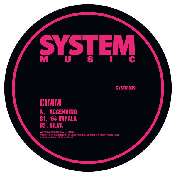 Cimm : Accendino / '64 Impala / Silva (12")