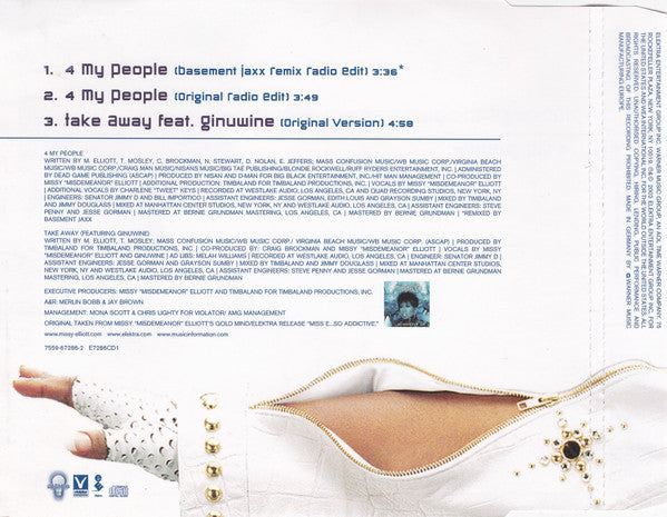 Missy Elliott : 4 My People (CD, Single, CD1)