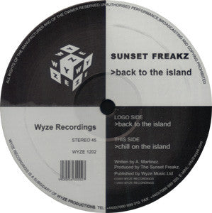 Sunset Freakz : Back To The Island (12")