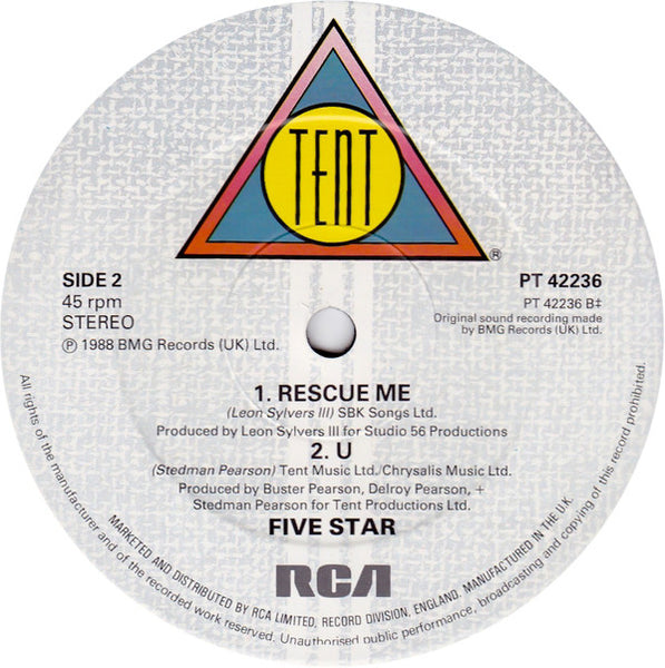 Five Star : There's A Brand New World (12", Single)