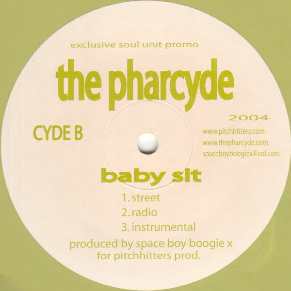 The Pharcyde : Skammin' / Baby Sit (12", Ltd, Promo, Gre)