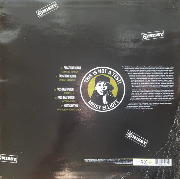 Missy Elliott : Pass That Dutch (12")