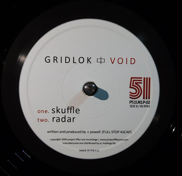 Gridlok : Void (4x12", Album, Ltd + CD, Album)
