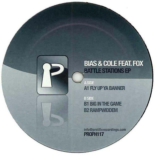 Zed Bias & MJ Cole Feat. MC Fox (3) : Battle Stations EP (12", EP)