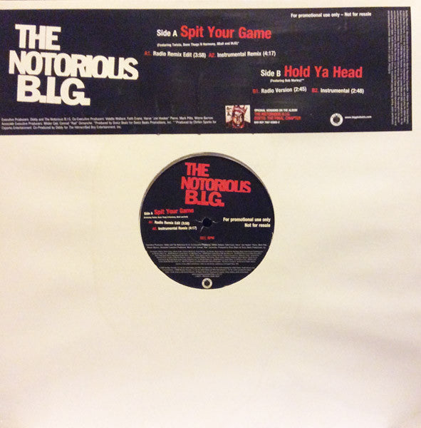 Notorious B.I.G. : Spit Your Game / Hold Ya Head (12", Promo)