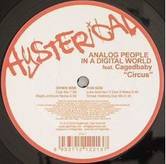 Analog People In A Digital World feat. Cagedbaby : Circus (12")