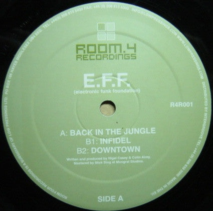 E.F.F. (Electronic Funk Foundation) : Back In The Jungle (12")