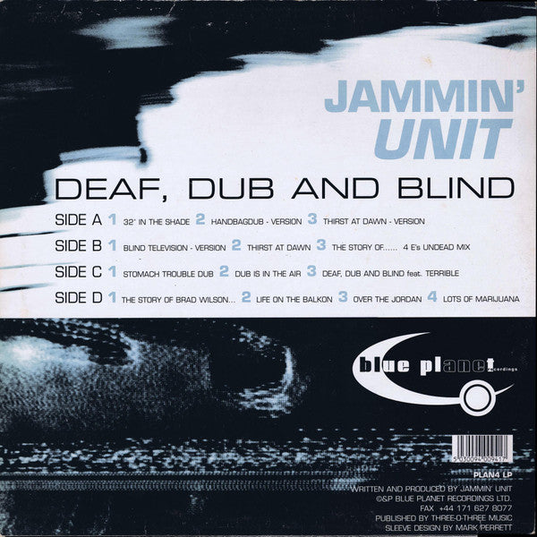 Jammin' Unit : Deaf Dub And Blind (2xLP)