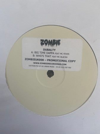 Dubalty : Big Time Dappa / Who's That? (12", Promo, W/Lbl)