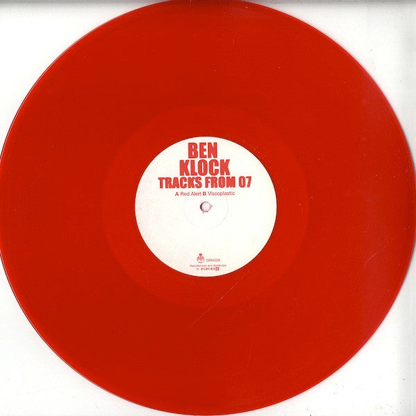 Ben Klock : Tracks From 07 (12", Red)