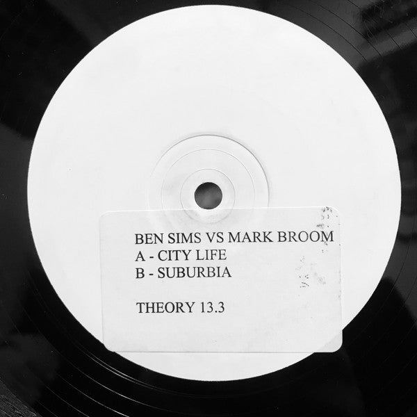 Ben Sims vs. Mark Broom : City Life (12", W/Lbl)