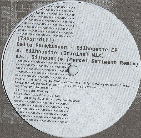 Delta Funktionen : Silhouette EP (12", EP)