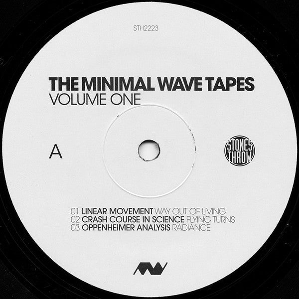 Various : The Minimal Wave Tapes Volume One (2xLP, Comp, RM)