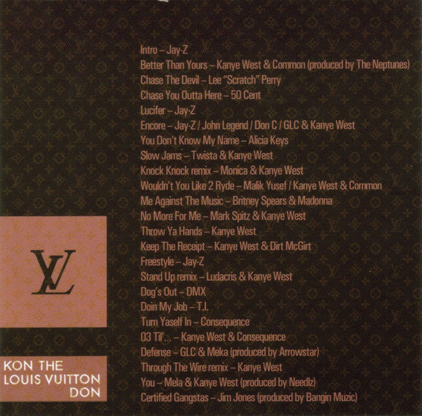 Kanye West : Kon The Louis Vuitton Don (CD, Mixtape, Unofficial)