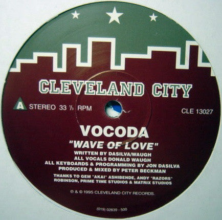 Vocoda : Wave Of Love (12")