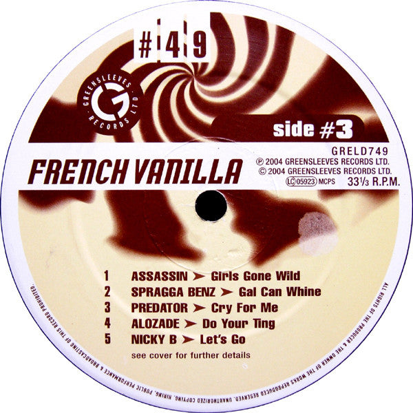 Various : French Vanilla (2xLP, Comp)