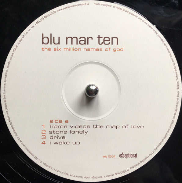 Blu Mar Ten : The Six Million Names Of God (2xLP, Album)