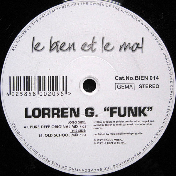 Lorren G. : Funk (12")