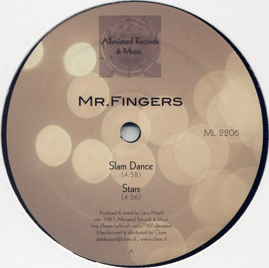 Mr. Fingers : Slam Dance (12", RE, RM)
