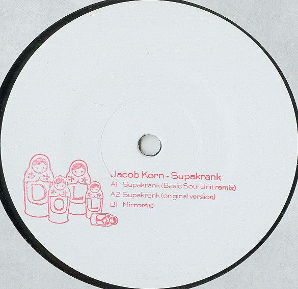 Jacob Korn : Supakrank (12", RP, W/Lbl, Sta)