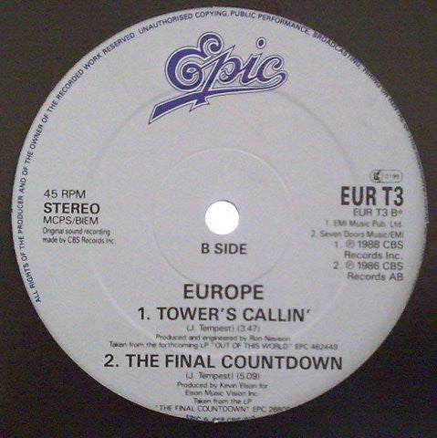 Europe (2) : Superstitious (12", Maxi)