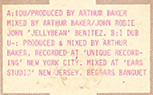 Freeez : I.O.U. (7", Single, Pus)