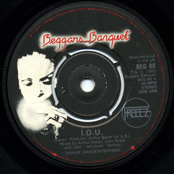 Freeez : I.O.U. (7", Single, Pus)