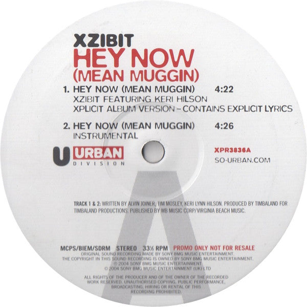 Xzibit : Hey Now (Mean Muggin) (12", Promo)